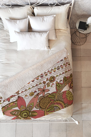Valentina Ramos Bo Tribal Fleece Throw Blanket