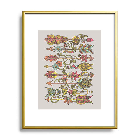 Valentina Ramos Boho Arrows Metal Framed Art Print