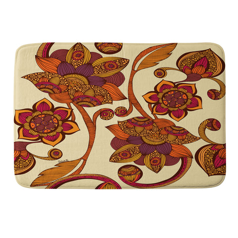 Valentina Ramos Boho Flowers Memory Foam Bath Mat