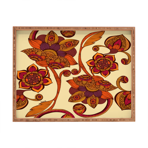 Valentina Ramos Boho Flowers Rectangular Tray