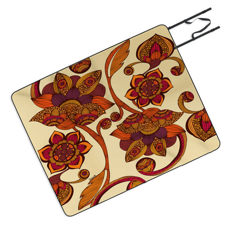 Valentina Ramos Boho Flowers Picnic Blanket