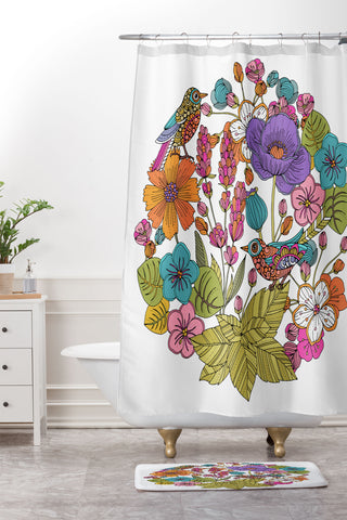 Valentina Ramos Boho Garden Shower Curtain And Mat