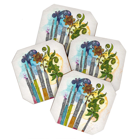 Valentina Ramos Brushtopia Coaster Set