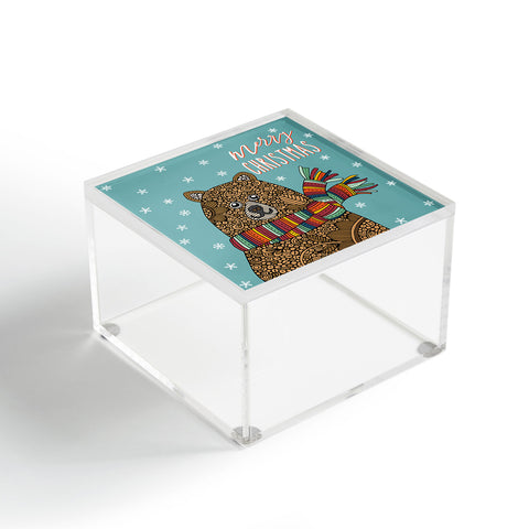 Valentina Ramos Christmas Bear Acrylic Box