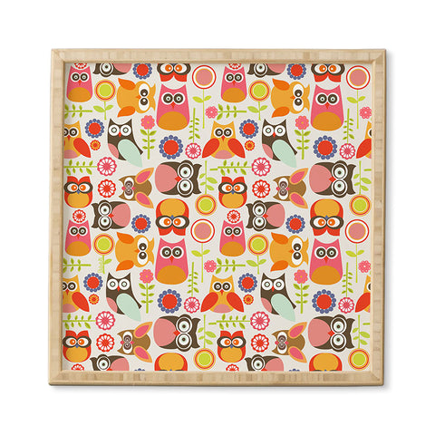 Valentina Ramos Cute Little Owls Framed Wall Art