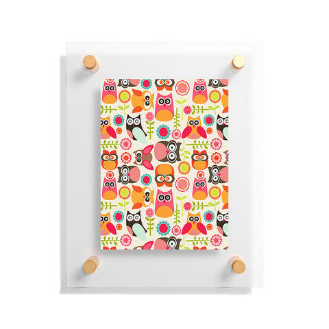 Valentina Ramos Cute Little Owls Floating Acrylic Print