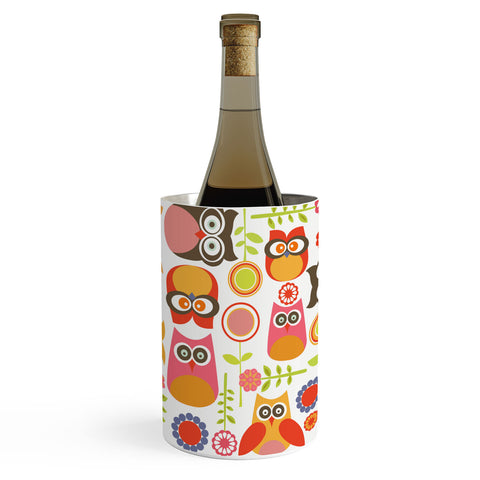 Valentina Ramos Cute Little Owls Wine Chiller