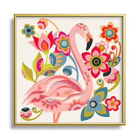 Valentina Ramos Domingo Metal Square Framed Art Print