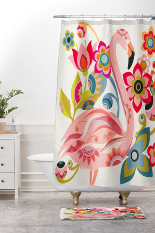 Valentina Ramos Domingo Shower Curtain And Mat