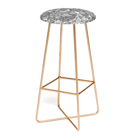 Valentina Ramos Doodles Bar Stool