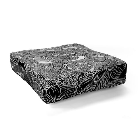 Valentina Ramos Doodles Floor Pillow Square