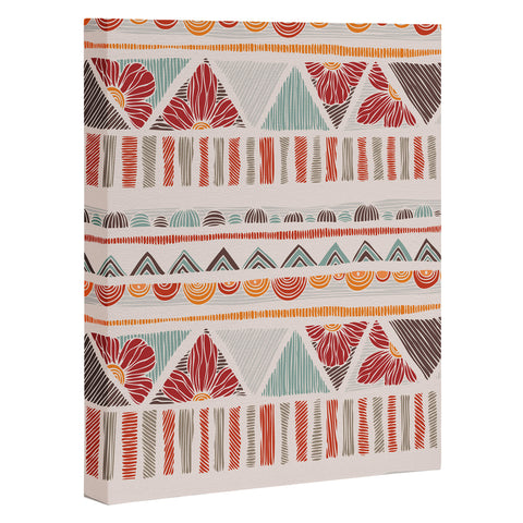 Valentina Ramos Ethnic boho stripes Art Canvas