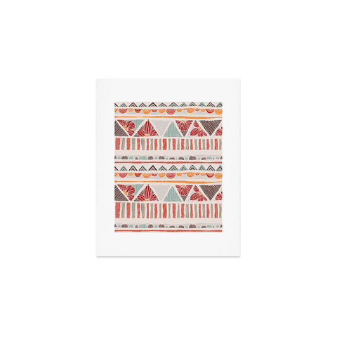 Valentina Ramos Ethnic boho stripes Art Print