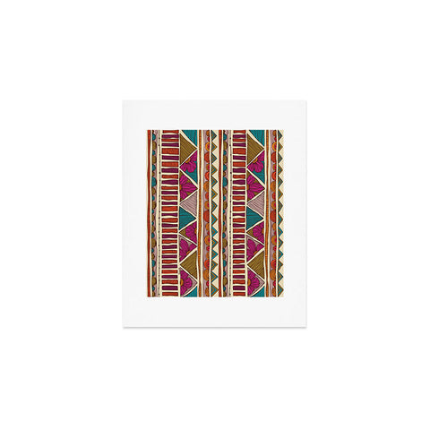 Valentina Ramos Ethnic Stripes Art Print