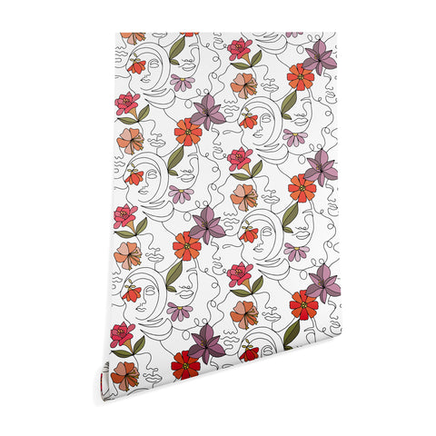 Valentina Ramos Faces and Flowers Wallpaper