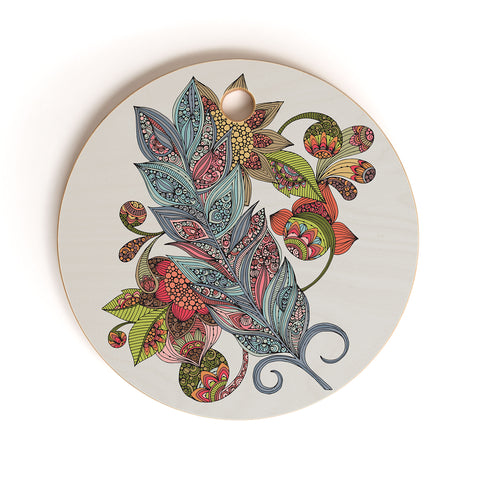 Valentina Ramos Feather Cutting Board Round