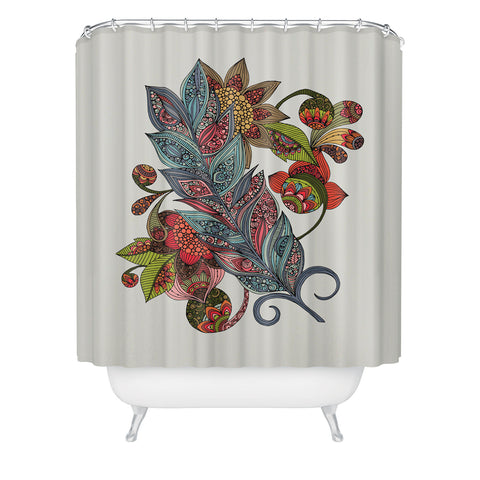 Valentina Ramos Feather Shower Curtain