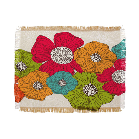 Valentina Ramos Flowers Throw Blanket