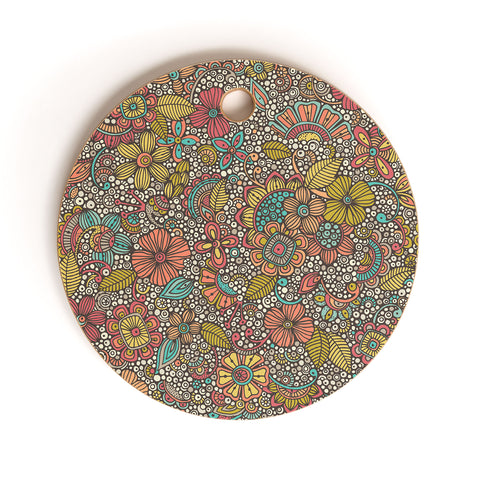 Valentina Ramos Garden Doodles Cutting Board Round