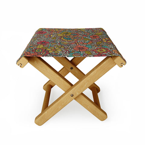 Valentina Ramos Garden Doodles Folding Stool