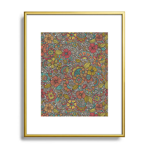 Valentina Ramos Garden Doodles Metal Framed Art Print