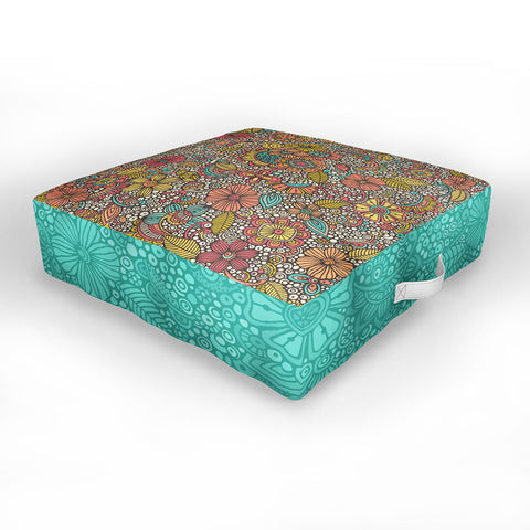 Valentina Ramos Garden Doodles Outdoor Floor Cushion