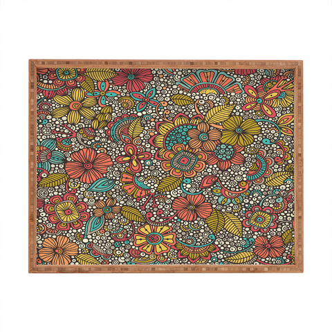 Valentina Ramos Garden Doodles Rectangular Tray