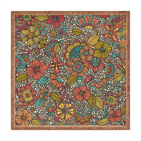 Valentina Ramos Garden Doodles Square Tray