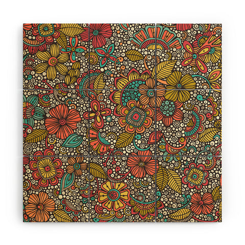 Valentina Ramos Garden Doodles Wood Wall Mural