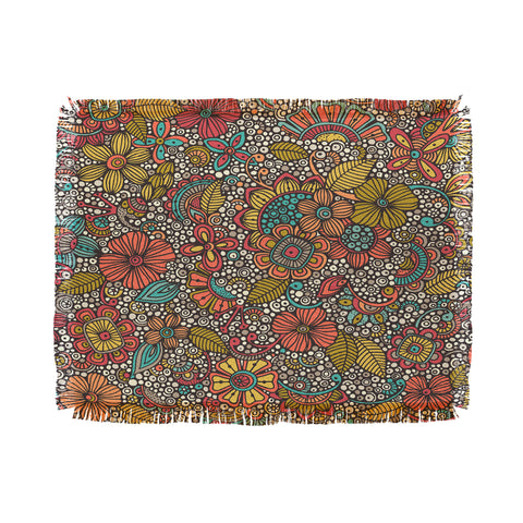 Valentina Ramos Garden Doodles Throw Blanket