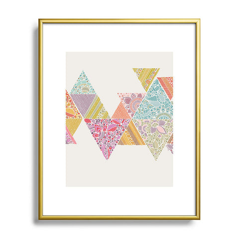 Valentina Ramos Geo Road Metal Framed Art Print