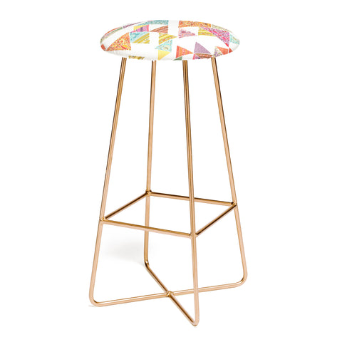 Valentina Ramos Geo Road pattern Bar Stool