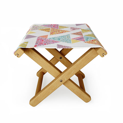 Valentina Ramos Geo Road pattern Folding Stool