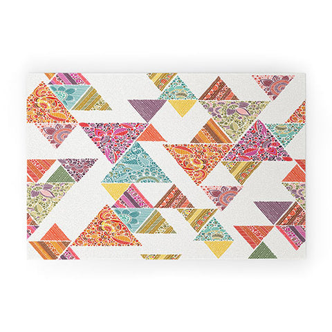 Valentina Ramos Geo Road pattern Welcome Mat