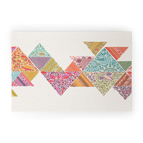 Valentina Ramos Geo Road Welcome Mat