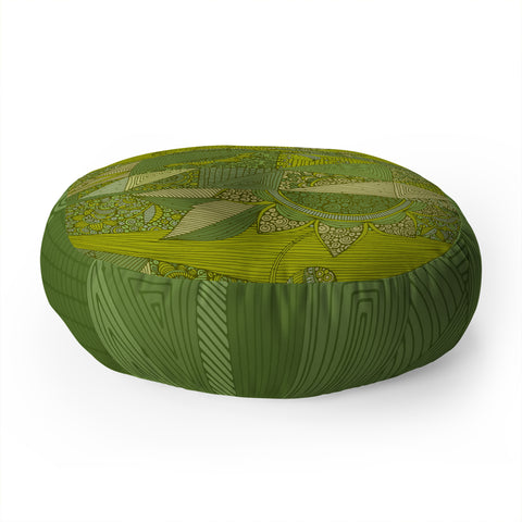 Valentina Ramos Green Myth Floor Pillow Round