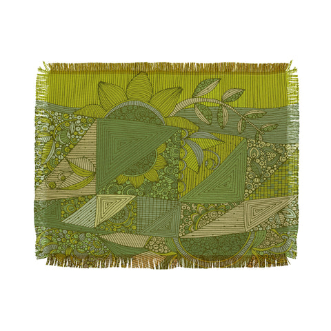 Valentina Ramos Green Myth Throw Blanket