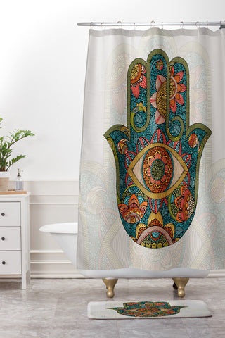 Valentina Ramos Hamsa Shower Curtain And Mat