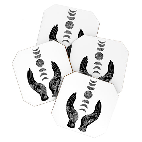 Valentina Ramos Hand and Moon Coaster Set