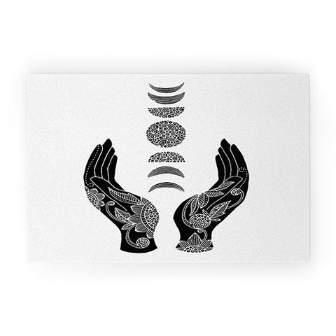 Valentina Ramos Hand and Moon Welcome Mat
