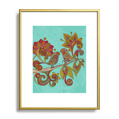 Valentina Ramos Hello Birds Metal Framed Art Print