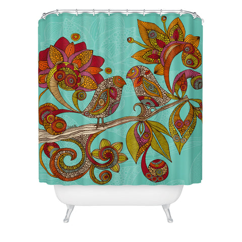 Valentina Ramos Hello Birds Shower Curtain