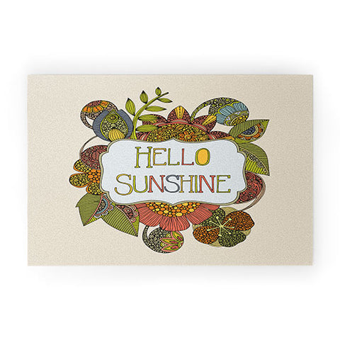 Valentina Ramos Hello My Sunshine Welcome Mat