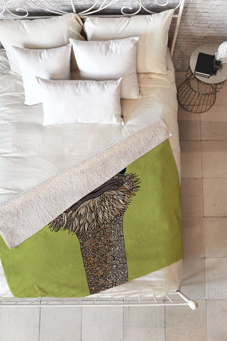 Valentina Ramos Hello Person Fleece Throw Blanket