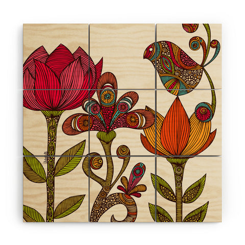 Valentina Ramos In The Garden Wood Wall Mural