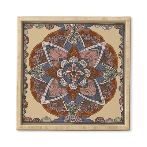 Valentina Ramos Indigo mandala Framed Wall Art