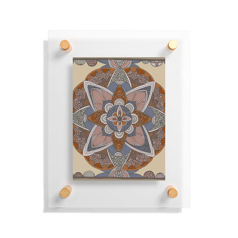 Valentina Ramos Indigo mandala Floating Acrylic Print