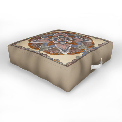 Valentina Ramos Indigo mandala Outdoor Floor Cushion