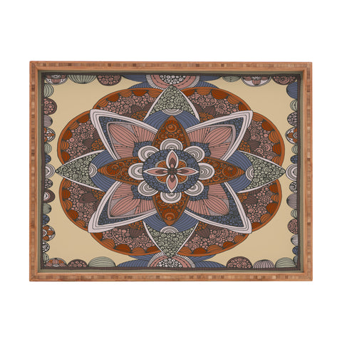 Valentina Ramos Indigo mandala Rectangular Tray