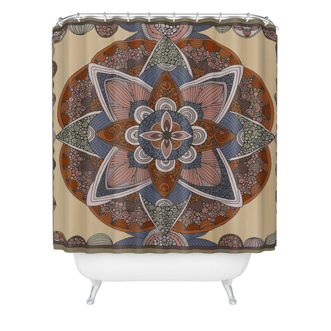 Valentina Ramos Indigo mandala Shower Curtain